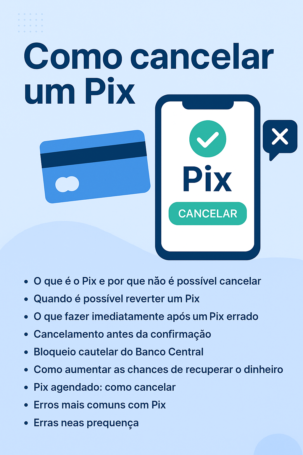 Como cancelar um Pix: tudo o que você precisa saber